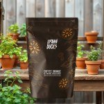 Coffee orange scrub