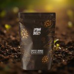Coffee orange scrub