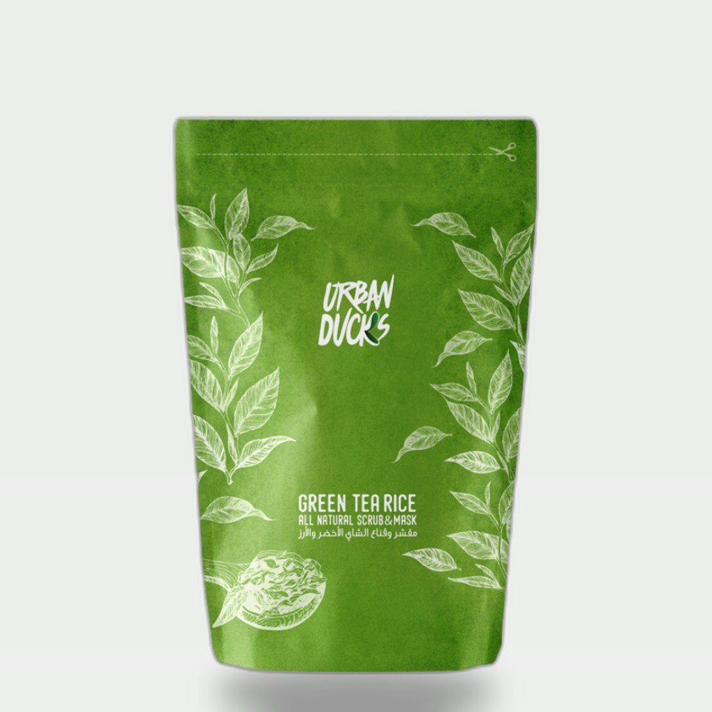 Green Tea Rice Scrub