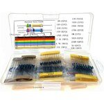 Kit Resistor 1/4W - 100 Carbon Resistors 1% Tolerance 1/4W