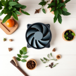 Round Cooling Fan for Grow Tent