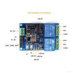 ESP8266 WiFi 2 Relay Module