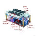 DC-DC Step Down Voltage Converter Adjustable 5A XL4015 With Display (5V~30Vdc to 0.8V~29Vdc) SKU#DC400