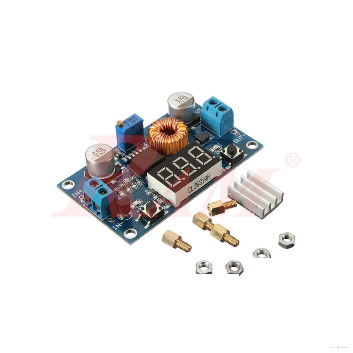 DC-DC Step Down Voltage Converter Adjustable 5A XL4015 (4.8V~38Vdc to 1.25V~36Vdc) SKU#DC102