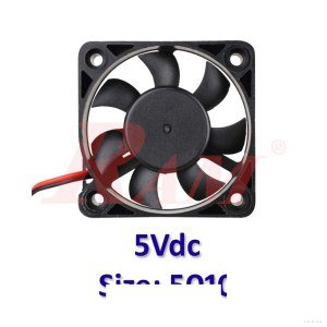 Cooling Fan 5Vdc Size 50x50x10mm